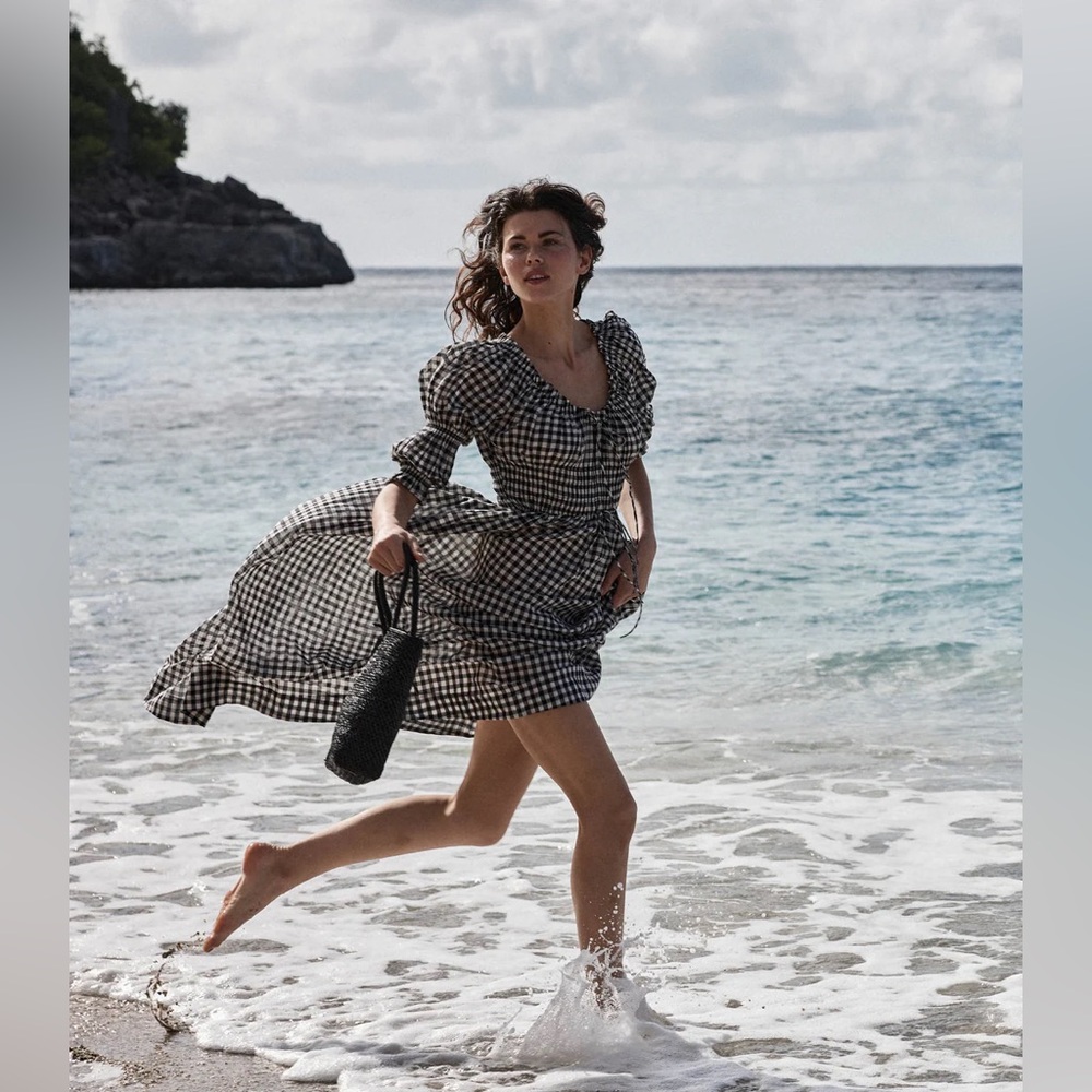 Doen Ischia in Noir Greta Gingham